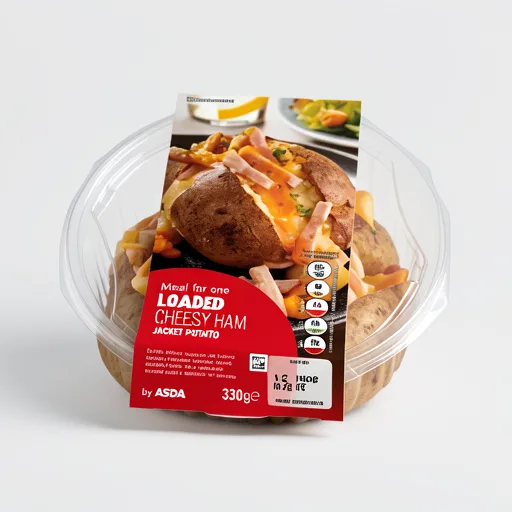 ASDA Meal for One Loaded Cheesy Ham Jacket Potato 330g