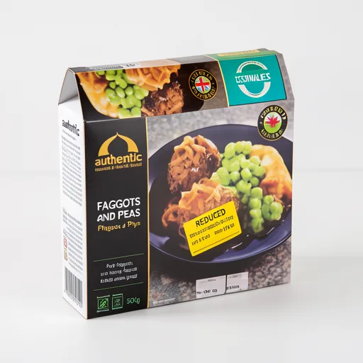 Authentic Curries & World Foods Faggots & Peas 