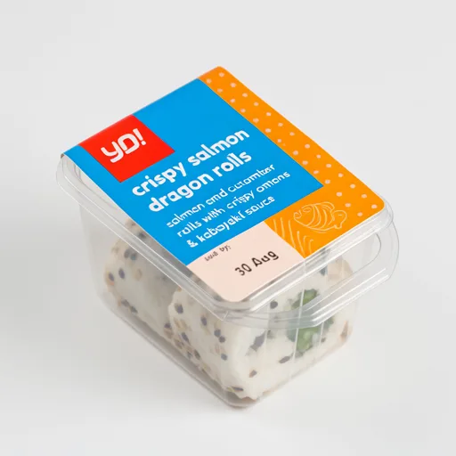 Yo! Crispy Salmon Dragon Rolls 202g