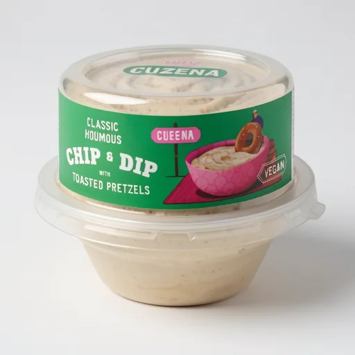 Cuzena Classic Chip & Dip Houmous Pretzels 117g
