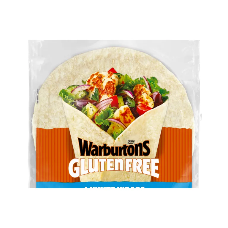 Warburtons Gluten Free 4 White Wraps