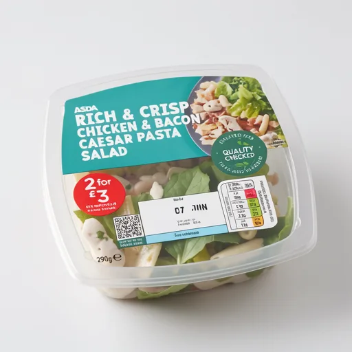 ASDA Chicken & Bacon Caesar Pasta Salad 290g