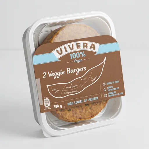 Vivera 2 Plant Burger