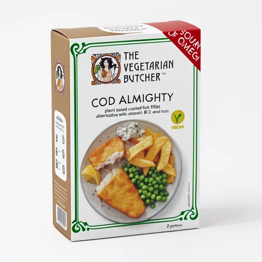 The Vegetarian Butcher Battered Fish Fillet Alternative Cod Almighty 180 g