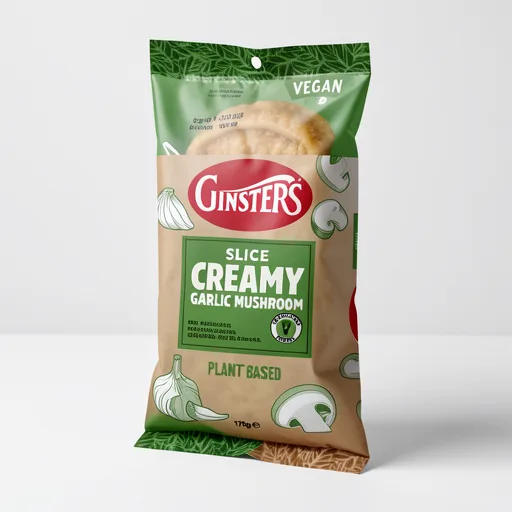 Ginsters Creamy Garlic Mushroom Slice 170G