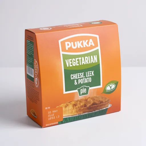 Pukka Vegetarian Cheese, Leek & Potato Pie