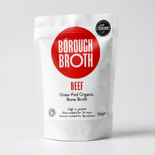 Borough Broth Grass Fed Organic Beef Bone Broth 324g