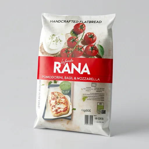 La Famiglia Rana Pomodorini, Basil & Mozzarella Flatbread 205g