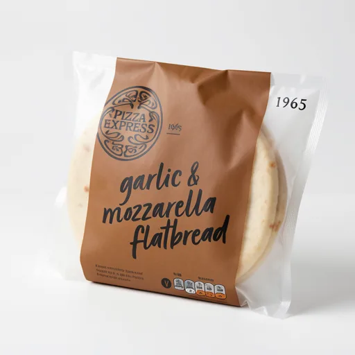 Pizza Express Garlic & Mozzarella Flatbread 290G