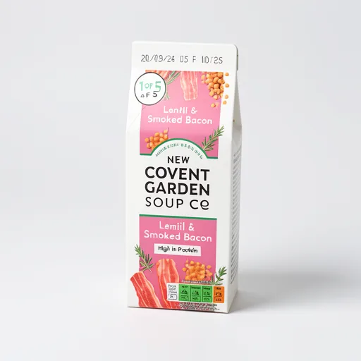 New Covent Garden Lentil & Smoked Bacon Soup 560G