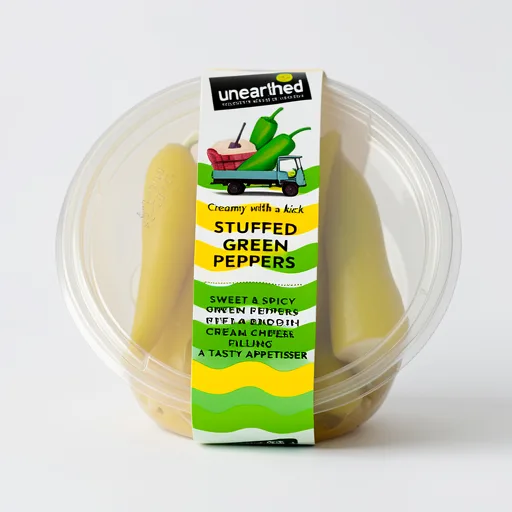 Unearthed Stuffed Green Peppers 150g