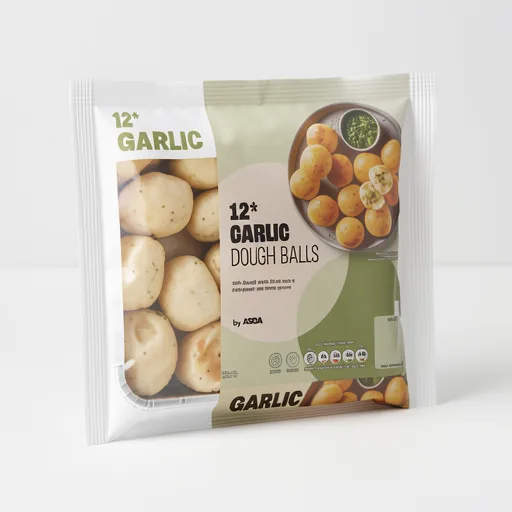 ASDA 12 Garlic Dough Balls 165g