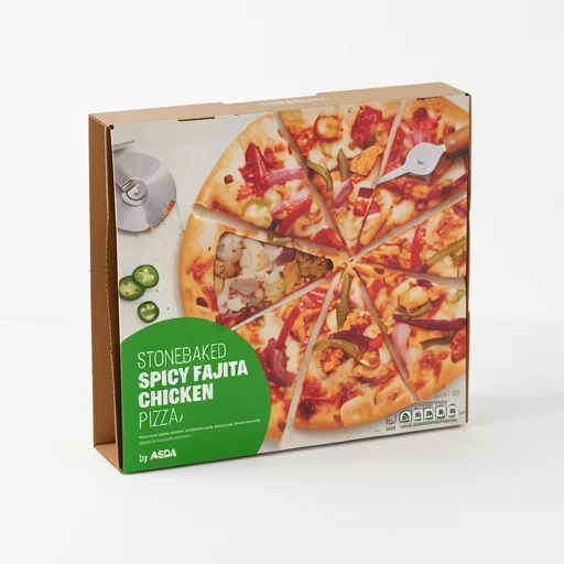 ASDA Stonebaked Spicy Fajita Chicken Pizza 365g