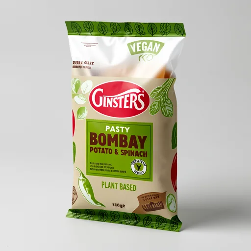 Ginsters Vegan Bombay Potato & Spinach Pasty 180g