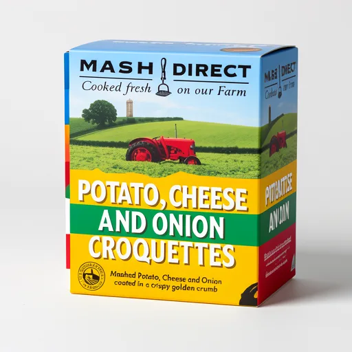 Mash Direct Potato, Cheese and Onion Croquettes 300g