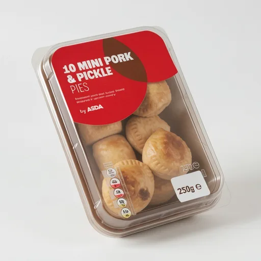 ASDA 10 Mini Pork & Pickle Pies 250g
