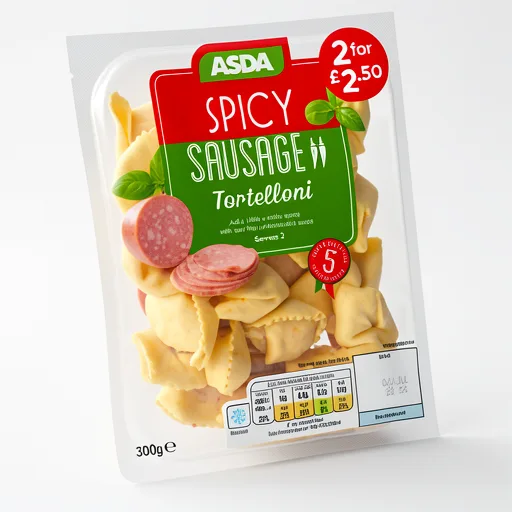 ASDA Spicy Sausage Tortelloni 300g