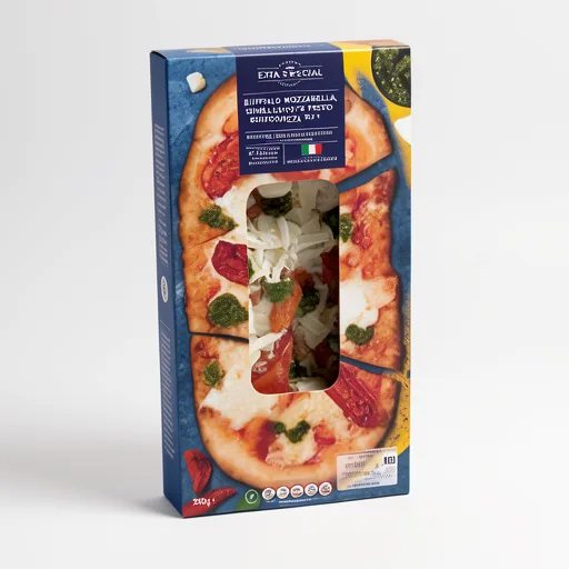 ASDA Extra Special Extra Special Buffalo Mozzarella, Sunblush Tomato & Pesto Sourdough Pizza 206g