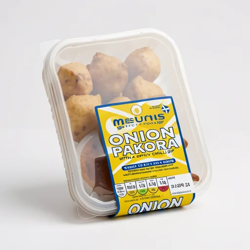 Mrs Unis Spicy Foods Onion Pakora with a Spicy Chilli Dip 200g