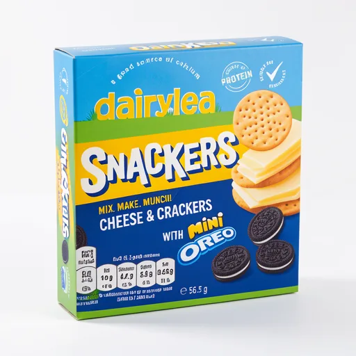 Dairylea Snackers Cheese & Crackers with Oreo Cheese Snack 56.5 g