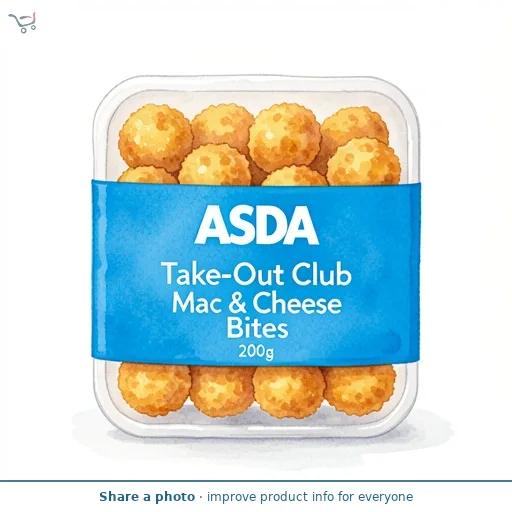 ASDA Take-Out Club Mac & Cheese Bites 200g