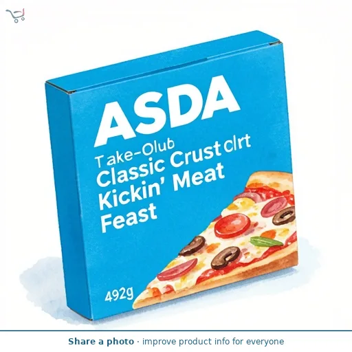 ASDA Take-Out Club Classic Crust Kickin' Meat Feast 492g