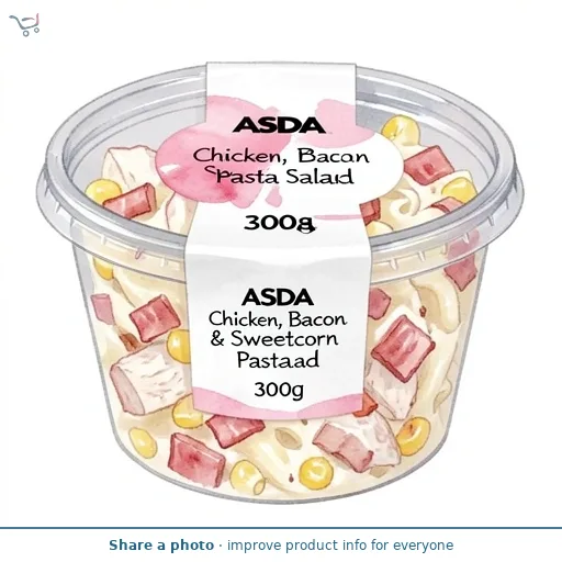 ASDA ASDA Chicken, Bacon & Sweetcorn Pasta Salad 300g