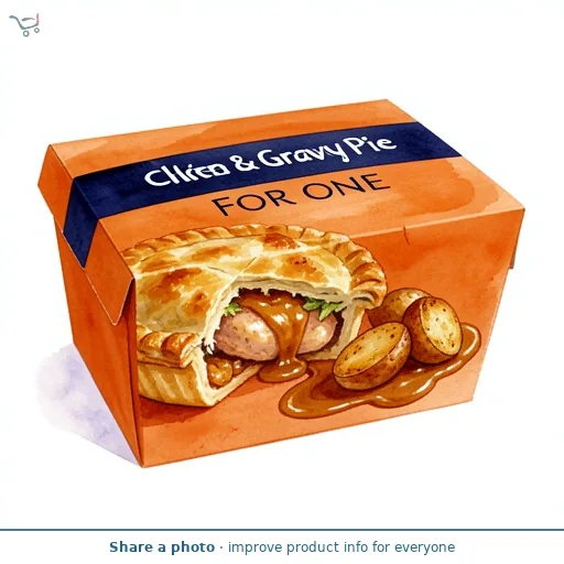 Deep Filled Chicken & Gravy Pie For One