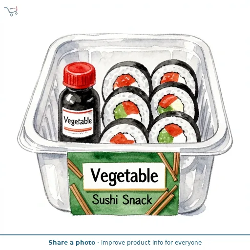 Vegetable Sushi Snack