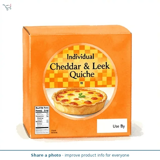 Individual Cheddar & Leek Quiche