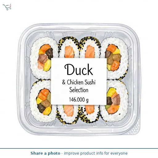 Duck & Chicken Sushi Selection