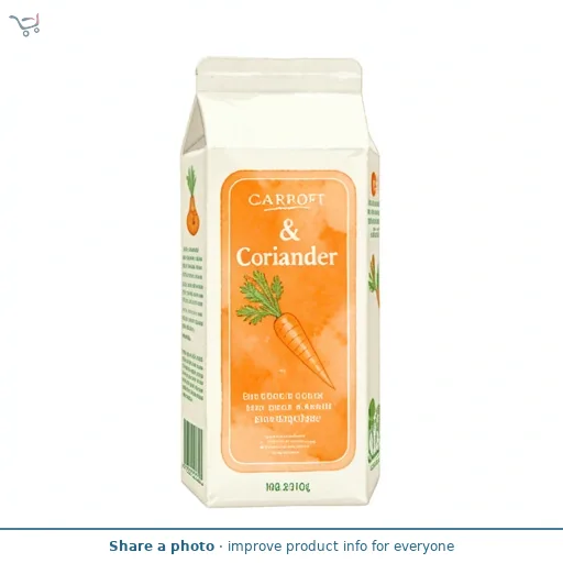 carrot and coriander soup