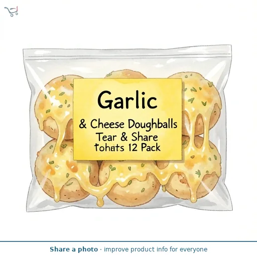 Garlic & Cheese Doughballs Tear & Share 12 Pack