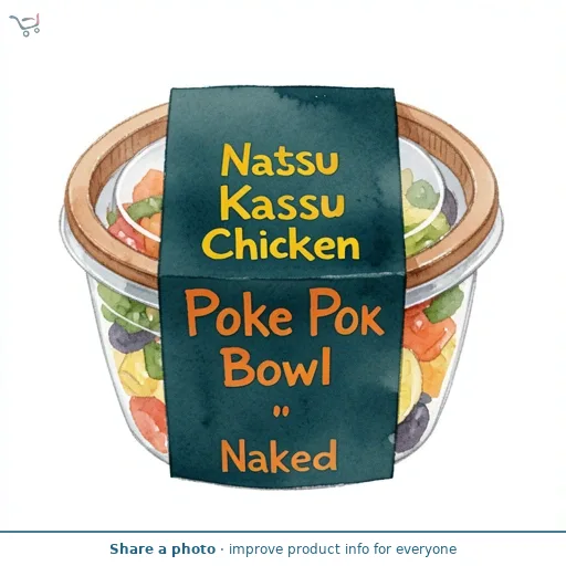 Naked Katsu Chicken Poke Bowl