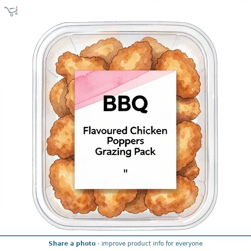 BBQ Flavoured Chicken Poppers Grazing Pack