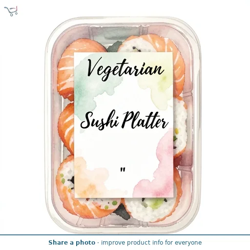 Vegetarian Sushi Platter
