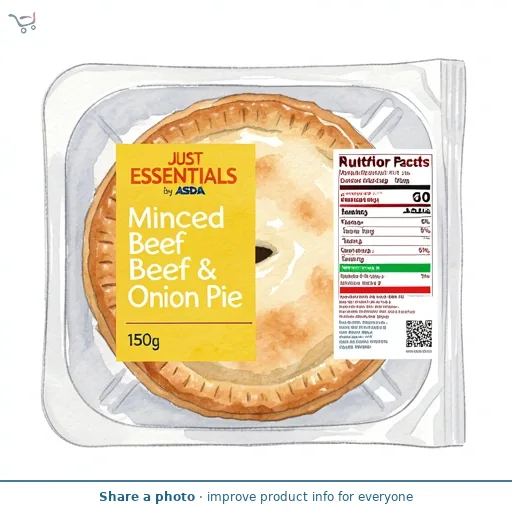 JUST ESSENTIALS by ASDA Minced Beef & Onion Pie 150g