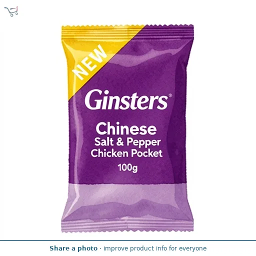 Ginsters Chinese Salt & Pepper Chicken Pocket 100g