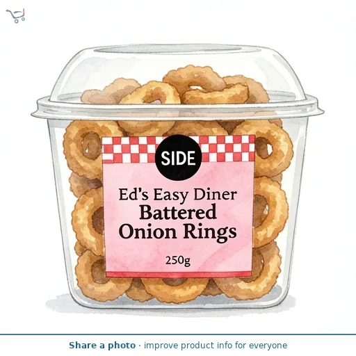 Ed's Easy Diner Battered Onion Rings 250g