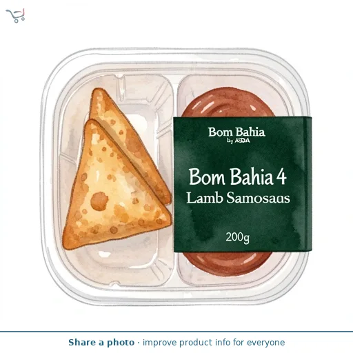 Bom Bahia by ASDA 4 Lamb Samosas 200g