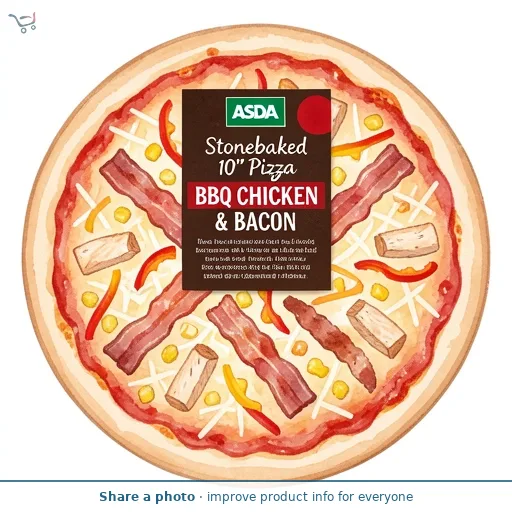 ASDA Stonebaked 10" Pizza BBQ Chicken & Bacon
