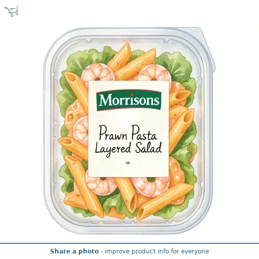 Morrisons Prawn Pasta Layered Salad