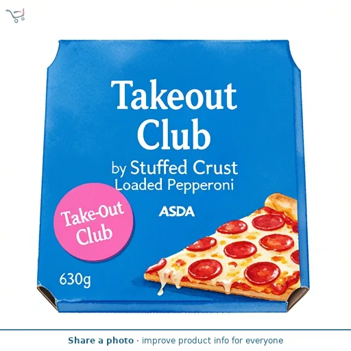 Takeout Club by ASDA Take-Out Club by  Stuffed Crust Loaded Pepperoni 630g