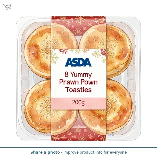 ASDA 8 Yummy Prawn Toasties 200g