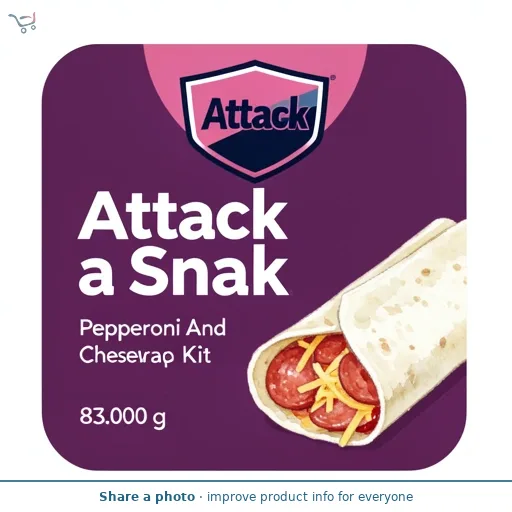 Attack A Snak Pepperoni And Cheese Wrap Kit