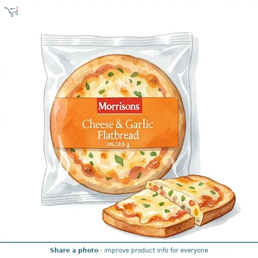 Morrisons Cheese & Garlic Flatbread