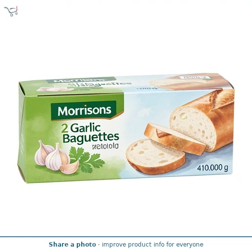 Morrisons 2 Garlic Baguettes