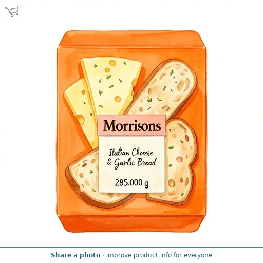 Morrisons Italian Cheese & Garlic Bread   