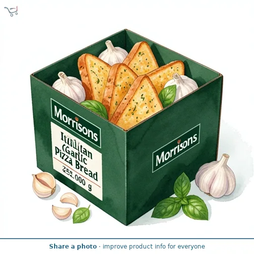 Morrisons Italian Garlic Pizza Bread   255g