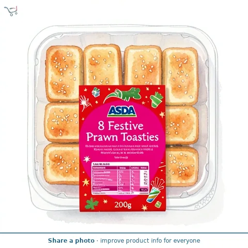 ASDA 8 Festive Prawn Toasties 200g